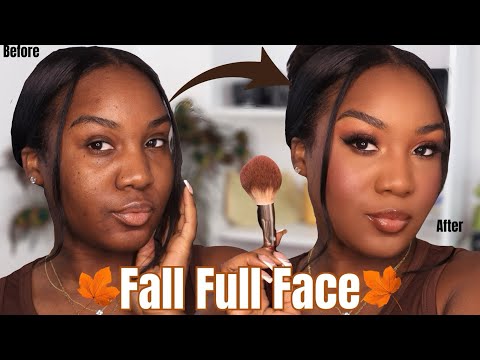 Step By Step Makeup Tutorial For Beginners - Fall Look!