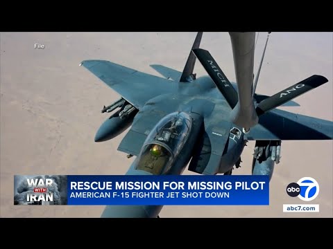 US presses search for a missing serviceman as Iran calls on public to find 'enemy pilot'