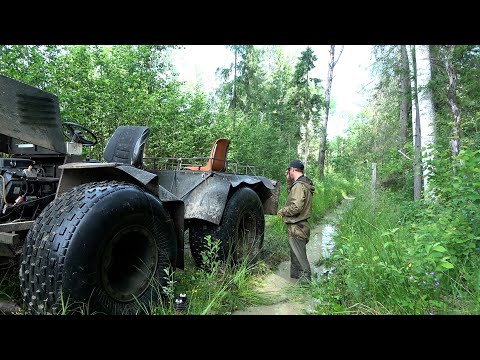 Собираем гусиные чучела, палатку УП-5 \ Колесо походу всё