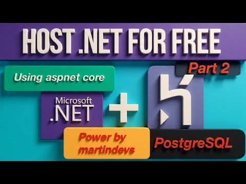 Deploy C# aspnet core free hosting with Heroku Step by Step Deploy the Database part 2 - 2022