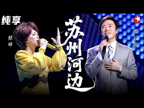 一开口仿佛岁月倒流!费玉清蔡琴对唱《苏州河边》真正的珠联璧合!#经典现场 #蔡琴 #费玉清