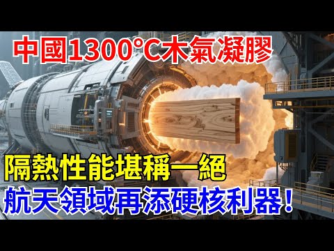 中國研製1300℃耐高溫仿木氣凝膠，隔熱性能堪稱壹絕，航天領域再添硬核利器！【長城智造】#中國#熱點#科技#制造#航空#零件#飛機