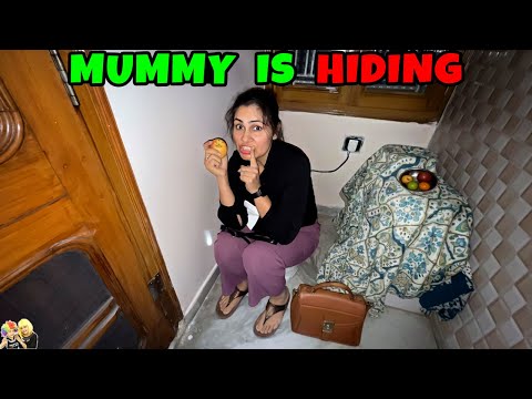 MUMMY IS HIDING | Comedy Family Vlog | Aayu and Pihu Show