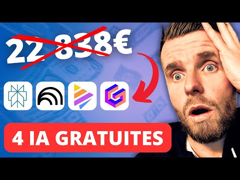 J'ai claqué 22 838€ en IA… Et ces 4 IA gratuites font TOUT !