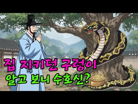 "주인님, 오래 기다렸습니다" 쫄딱 망해 버려진 폐가를 10년 넘게 지켜온 거대 구렁이가 건넨 황금 단지| 야담 |옛날이야기 |민담 |전설 | 설화