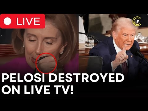 LIVE | Trump SHREDS Pelosi in Congress! Back-to-Back Insults Leave Democrats SPEECHLESS! | CLRCUT