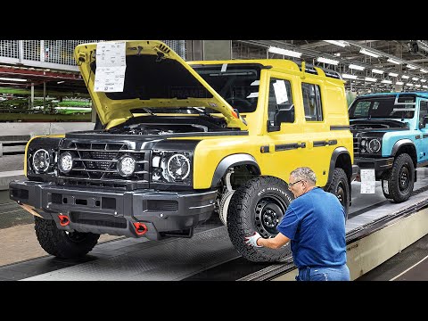 Inside Billion $ Factory Producing the Brand New Ineos Grenadier 4x4 - Production Line