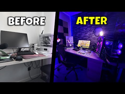 I Transformed My Messy Room Into My DREAM GAMING ROOM