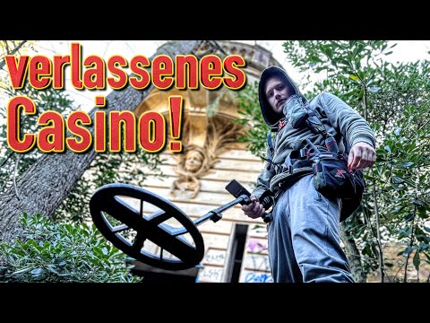 with METAL DETECTOR at the ABANDONED CASINO (Treasure Hunt at the Lost Place)