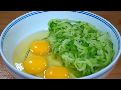 佛收瓜切成丝打几个鸡蛋，教你最营养的做法，我家孩子三天两头点名要吃，太过瘾了#like #美食分享日常 #廚娘的365日 #cooking