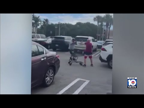 Video shows moments senior pepper-sprayed victim in southwest Miami-Dade Publix parking lot