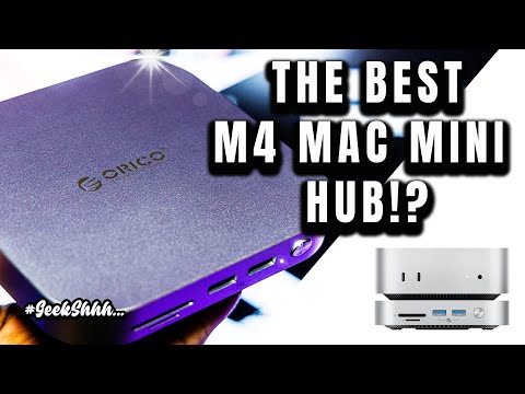 Orico Minilink SSD Docking Station for M4 Mac Mini Review 40Gbps Minimate Minitower M47P Hub