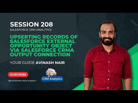 Upserting Records of Salesforce External Opportunity Object via Salesforce CRMA Output Connection