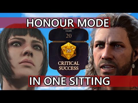 Can You Beat Baldur's Gate 3's HARDEST Difficulty in One Sitting?