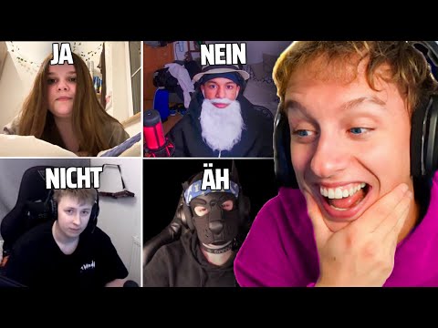 Hugo SPIELT die JA NEIN NICHT ÄH CHALLENGE mit ZUSCHAUERN