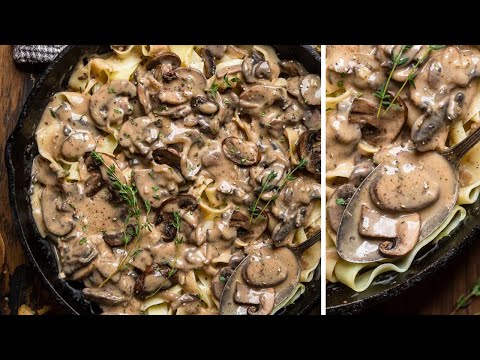 The Best Vegan Mushroom Stroganoff | 30 Minute Vegan Dinner