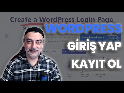 Wordpress Login - Registration - Creating and Customizing My Account Menu