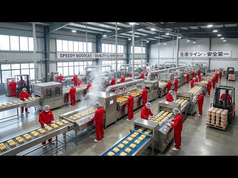 Inside the Factory Where Instant Ramen Is Made (The SECRET FULL process)