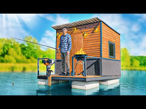 24 HOURS IN A HOUSE ON THE WATER!