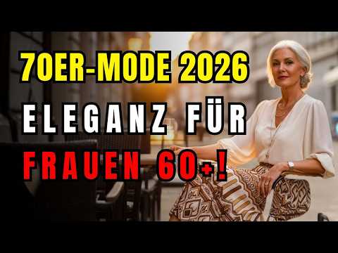 Die Mode der 70er ist zurück – und nach 60 ist sie sogar noch besser!
