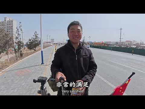 重装骑行新疆！骑行80公里到达永昌县，露营在北海子公园门口#骑行新疆 #我的骑行日记 #骑行vlog #一个人旅行 #永昌