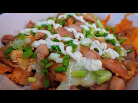 Simple chicken &amp; egg for dinner😋 Delicious food