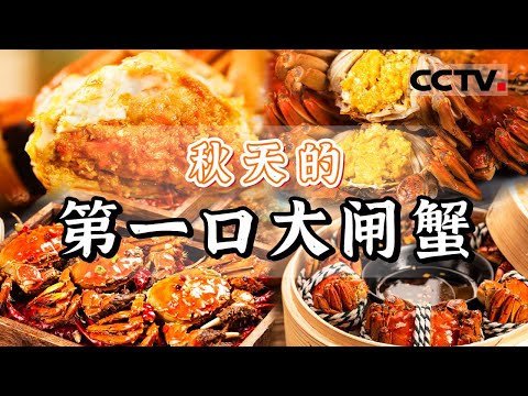 无蟹不成秋！做今年第一个吃螃蟹的人 快嘬住这口丰腴鲜美的大闸蟹！【CCTV纪录】