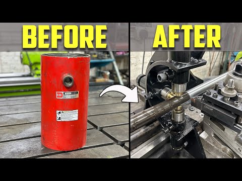 Make a Follow Rest From Scratch | Lion Lathe Restoration