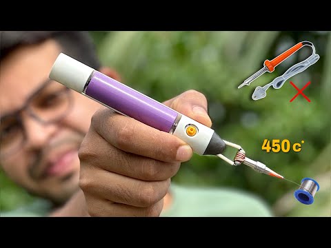 How To Make Rechargeable Soldering Iron Using a 1.5 ohm Resistor