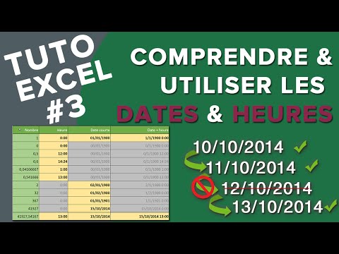 Excel #3 - Comprendre et utiliser les dates et les heures