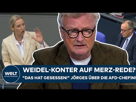 DEUTSCHLAND: Weidel-Konter auf Rede von Kanzler Merz? "Das hat gesessen!" Jörges über die AfD-Chefin