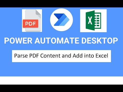 How to add(parse) PDF content into Excel List through Power Automate Desktop