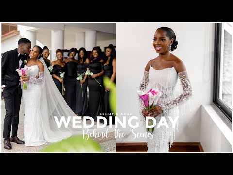 Full Wedding Day Behind The Scenes | Leroy & Akua's Wedding in Ghana 🇬🇭💍