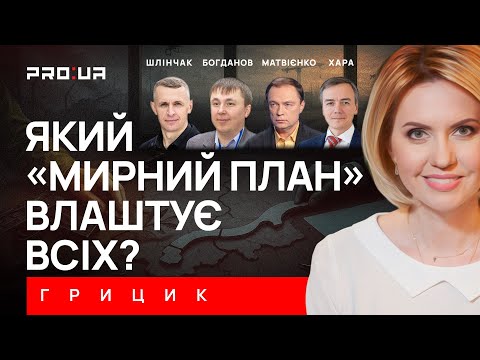 What “peace plan” can satisfy all sides? Under what conditions would putin sit at the table? HRYTSYK