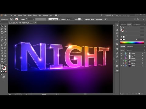 How to Create a Neon Text Effect in Adobe Illustrator