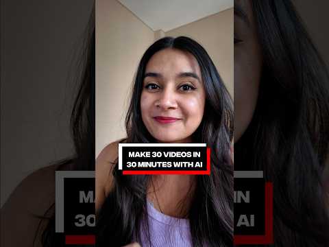 30 Shorts in 30 minutes with AI #invideoai