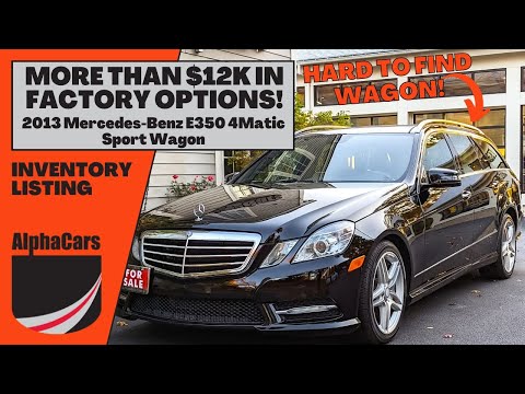 2013 Mercedes-Benz E350 4Matic Sport Wagon