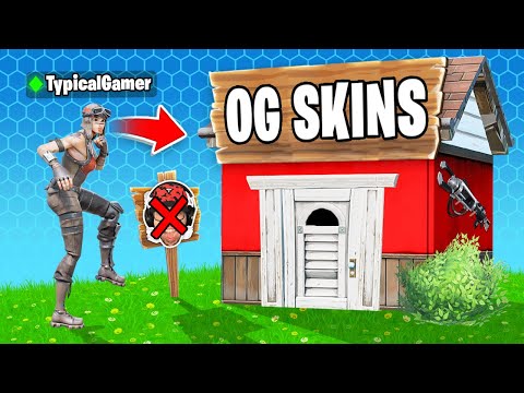 I Went UNDERCOVER in an OG ONLY Tournament! (Fortnite)