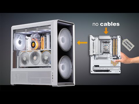 The Most Aesthetic 'Zero Cable' PC Build... | BTF Lian Li Lancool 217 Infinity PC Build