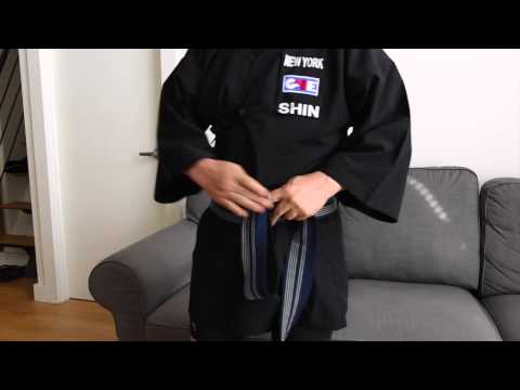 How to Tie a Kaku Obi for Iaido