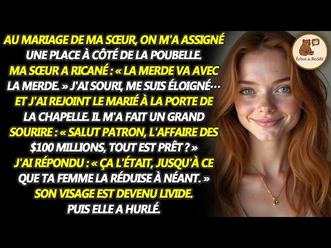 Au mariage de ma sœur, je me suis assis dans le couloir avant de partir - puis le marié a dit...