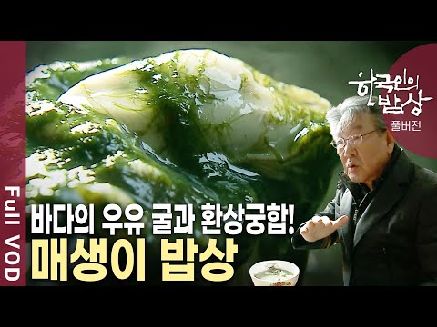 ‘생생한 이끼를 바로 뜯는다’는 뜻의 순수한 우리말! 임금님 진상품으로 올린 남쪽 바다의 보물 매생이 밥상 [한국인의밥상 KBS 20121227 방송]