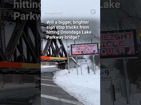 New warning signs go up near Onondaga Lake Parkway bridge