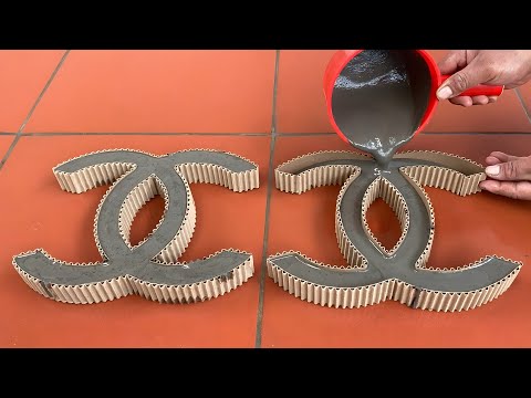 Amazing creative with cardboard and cement - Easily and affordably make your home beautiful yourself