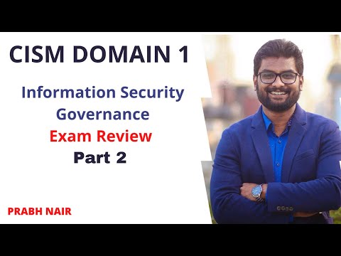 CISM DOMAIN 1 EXAM REVIEW Part 2 2021