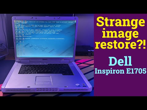 A strange OEM image restore?! - Dell Inspiron E1705