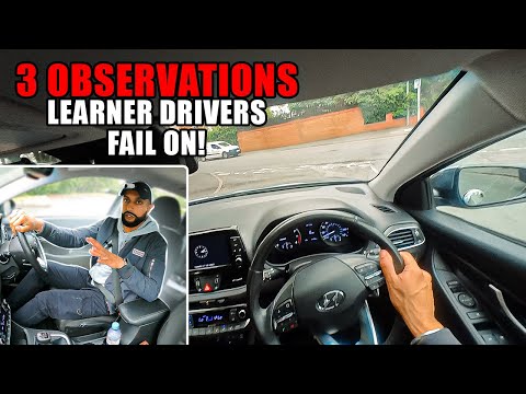 3 OBSERVATIONS You Must Do To PASS Your Driving Test
