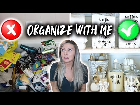 BATHROOM ORGANIZATION! **AMAZING TRANSFORMATION**