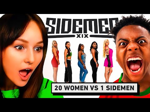 Freya Reacts to 20 WOMEN VS 1 SIDEMEN: SPEED EDITION