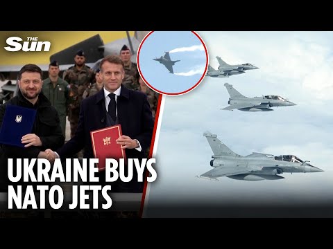 Nato fighter jets to patrol Ukraine's skies as Zelensky gets Rafale F4's from France
